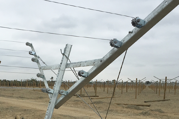 Otwarty szczytowy kratownicowy system sitowy